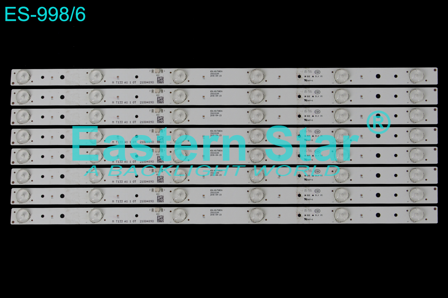 ES-998 LED TV Backlight use for 49" Brandt/Konka KDL49JT660A  35022291 2016-04-25  LED STRIP(8)