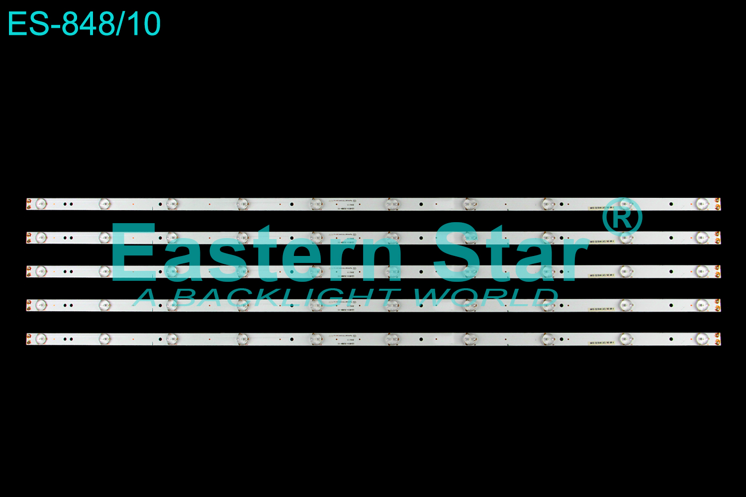 ES-848 LED TV Backlight use for 48'' Denver LED4867T2C LGL48510-3528BH-101 LED STRIPS(5)