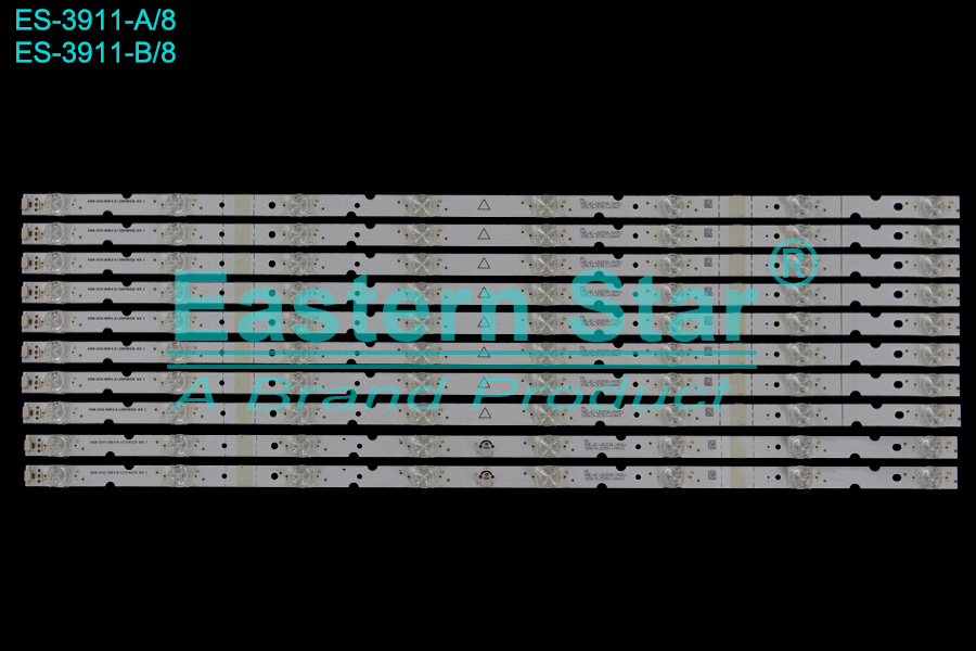 ES-3911 LED TV Backlight use for 65" Tcl 65S525/65S4 65D8-3030-8X8EA-A-LX20190328 VER.2 4C-LB6508-YH  65D8-3030-2XEA-B-LX20190328. VER.2 LED STRIP(10)