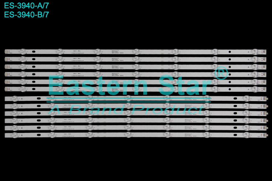 ES-3940 LED TV Backlight use for 65" Xiaomi L65M5-AD A:JL.D650E1330-368AR-M_V01 NB1M-ECLG-2-4-6C8-01-00930 098101 OHAG01 19AE430  B:JL.D650E1330-368AL-M_V01 NB1M-ECLG-2-4-6C8-02-00925 098101 OHAG02 19AE430  LED STRIP(12)