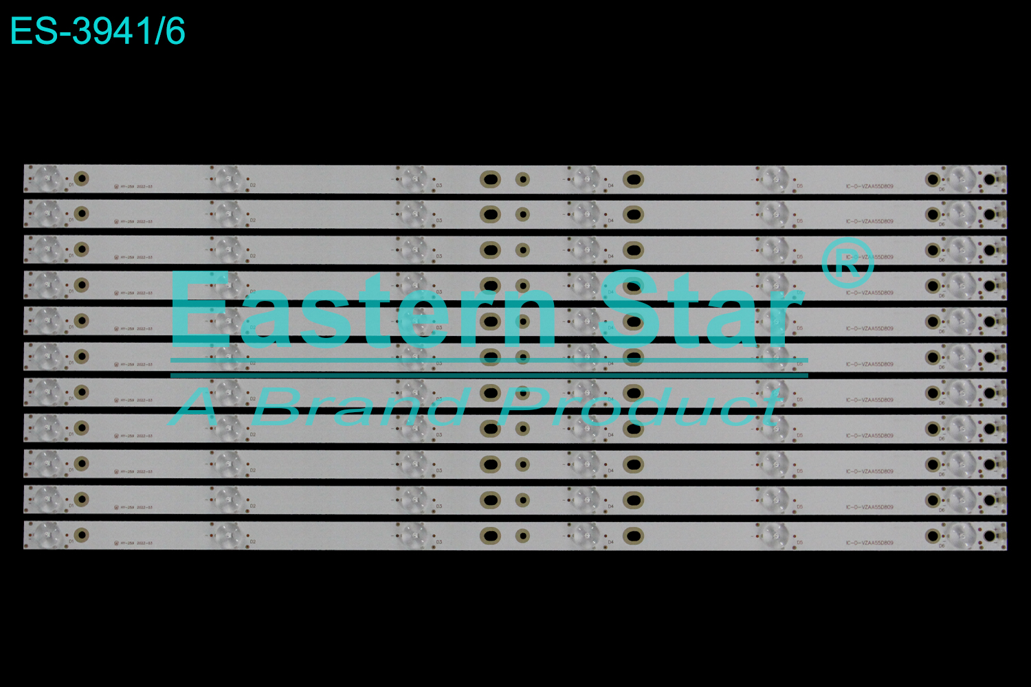 ES-3941 LED TV Backlight use for 55" Xiaomi L55M5A5 IC-D-VZAA55D809 LED STRIP(11)