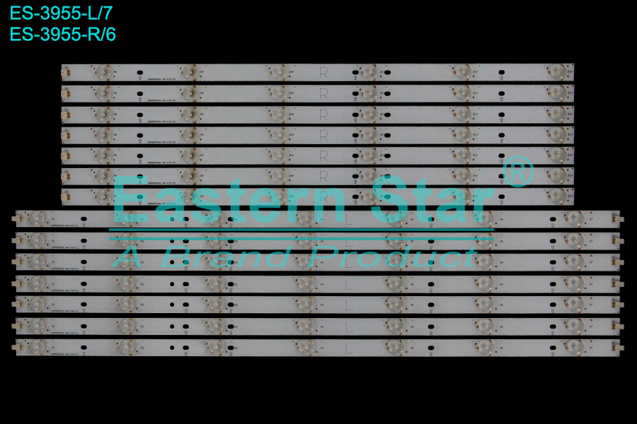 ES-3955 LED TV Backlight use for 55" Philips/Lg 55PFK5109  R: LBM550P0601-AR-4(HF)(R)  L: LBM550P0701-AQ-4(HF)(L)v  LED STRIP(14)