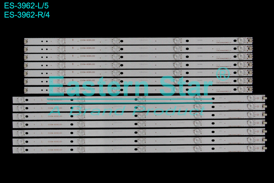 ES-3962 LED TV Backlight use for 58" Konka LED58S1 ,A58U ES58CL30300907L55NREV1.2, ES58CL30300907R55NREV1.2, ECHOM-4658CL001, ECHOM-4658CL002 LED STRIP(14)