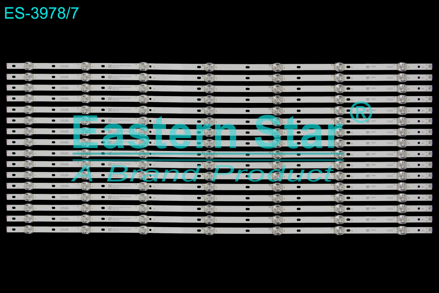 ES-3978 LED TV Backlight use for 75" Fox 75DLE858 HY-BS750B3 3207G200411 DLED75-DT-005-JX(T6/32/K04)A4ZX010915 LED STRIP(16)