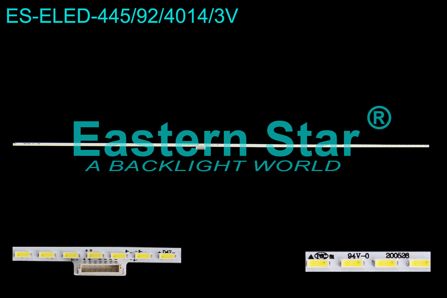 ES-ELED-445 ELED/EDGE TV backlight use for 43'' Millet 200528 LED STRIPS(1）