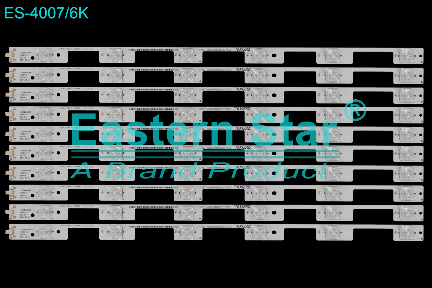 ES-4007 LED TV Backlight use for 50" Konka LED50X1800A LED50M1600B, 35019625 LED STRIP(10)