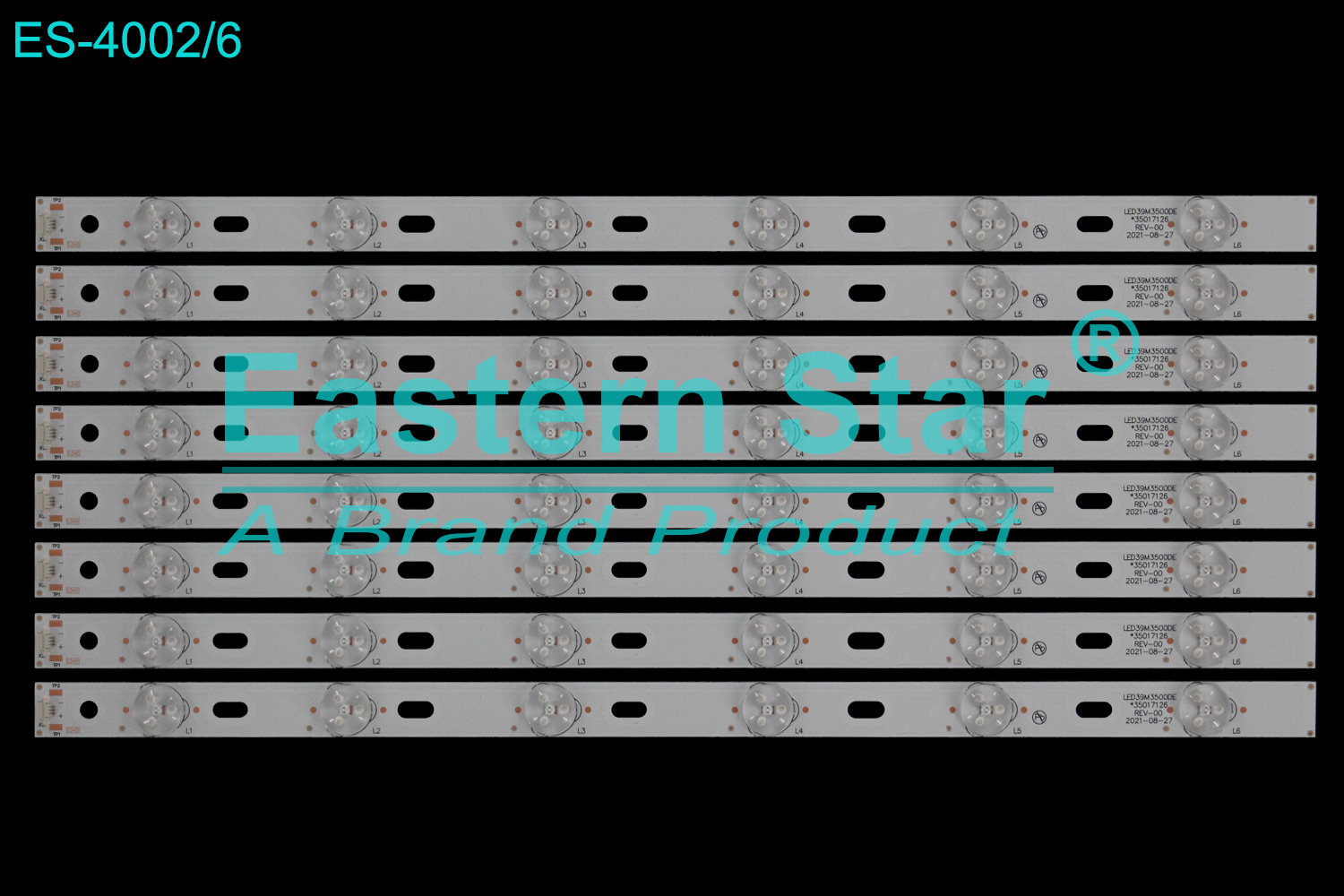 ES-4002 LED TV Backlight use for 40" Konka LED40M500DF LED39M3500DE *35017126 REV-00 2021-08-27 LED STRIP(8)