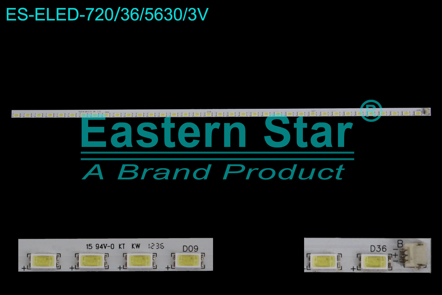 ES-ELED-720 ELED/EDGE TV backlight use for /'' 94V-0 KT KW 017-315-0001-2 B type 0DT/A/12/10/09 DVB-63209 T+C  LED STRIPS(/)