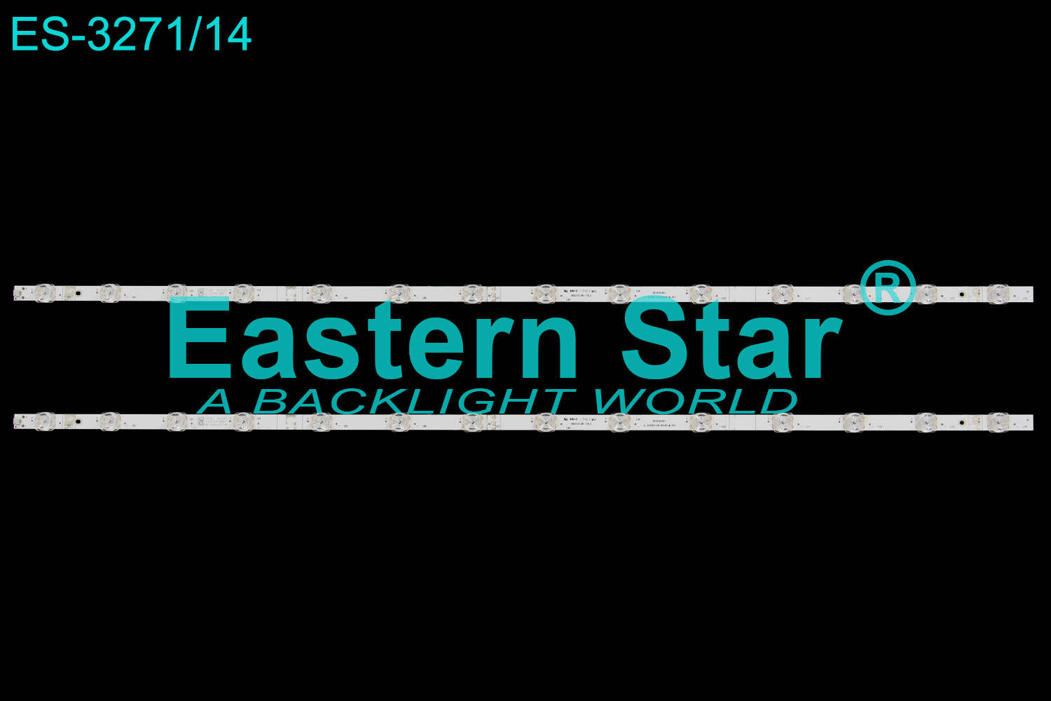 ES-3271 LED TV Backlight use for 43" Vu 43R6E3 HD425X1U81-T0L2 JL.D425E1330-003BS-M_V02  LED STRIP(2/3)