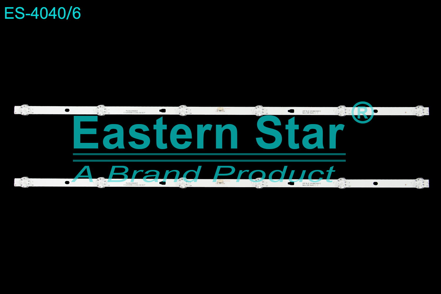 ES-4040 LED TV Backlight use for 32" Jvc LT-32MAW205 LED32D06-ZC22AG-03E 6S1P  PN:30332006002E  32D3B6CX58312 LED STRIP(2)