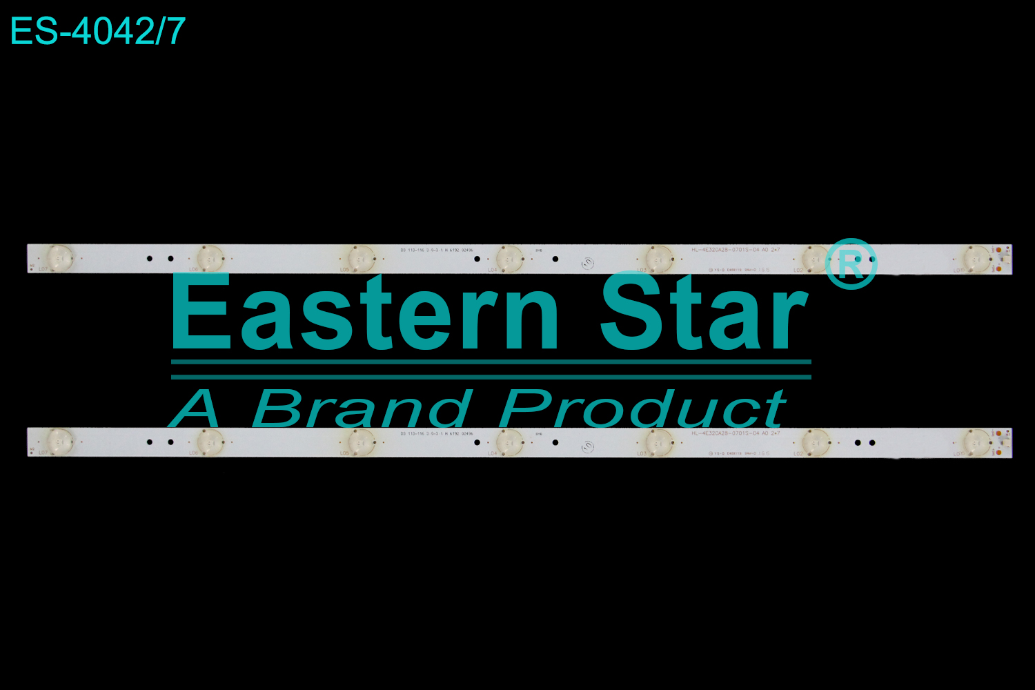ES-4042 LED TV Backlight use for 32" HL-4E320A28-0701S-04 A0 2*7  LED STRIP(2)
