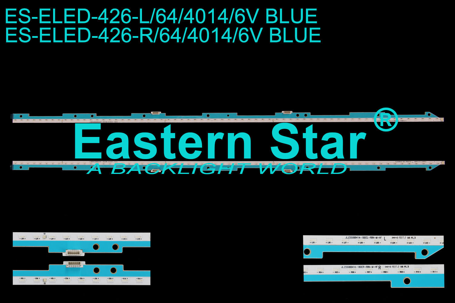 ES-ELED-426 ELED/EDGE TV backlight use for Xiaomi  55'' JL.E55088414-180EL-R8N-M-HF/JL.E55088414-180ER-R8N-M-HF LED STRIPS(2)