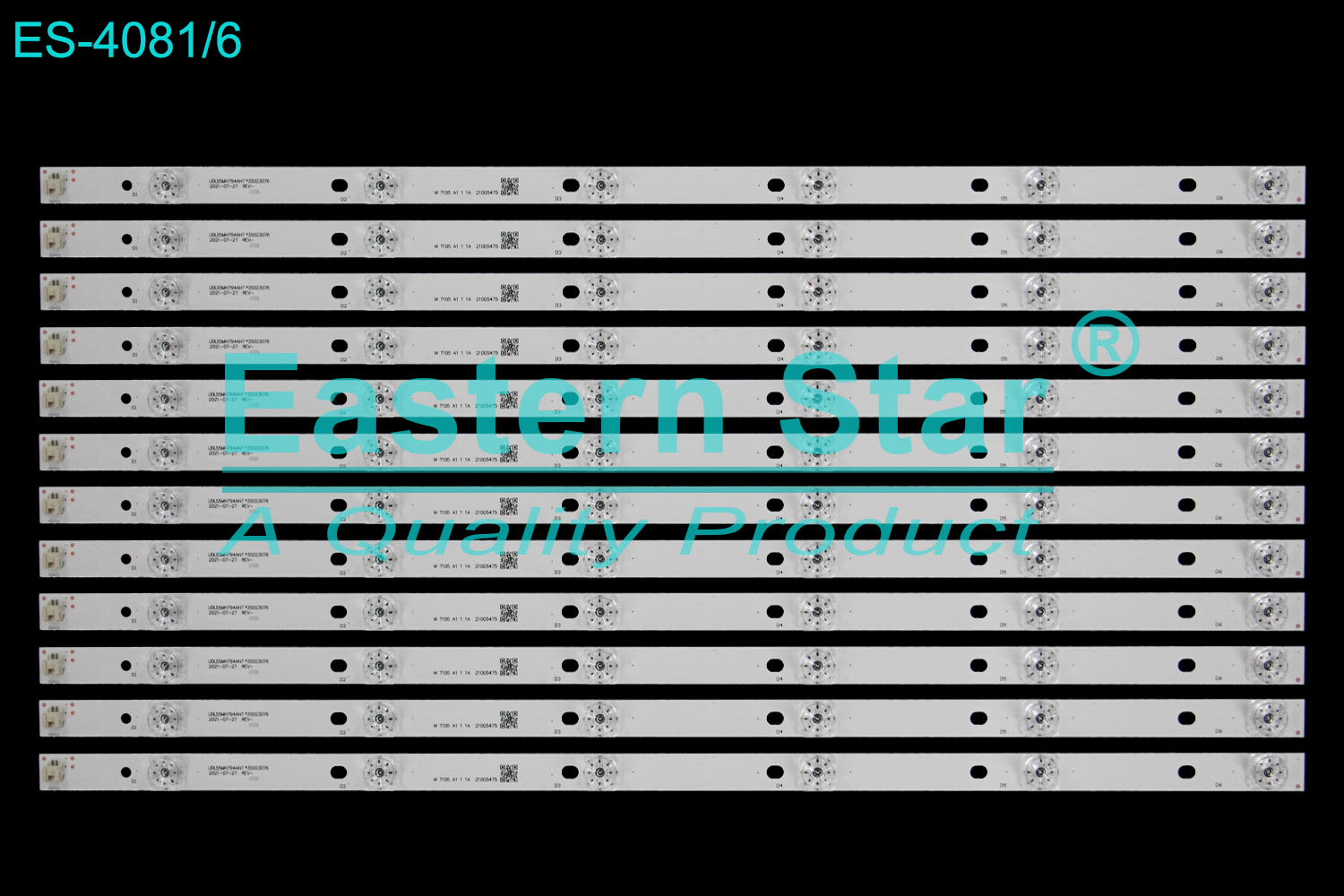 ES-4081 LED TV Backlight use for 55" Konka 55K1US/U55D9000  UDL55MH794ANT*35023076*35022685*35022654  2021-07-27 REV-    LSC550FN11-7/9 LSC550FN11-906   M T105 A1   1A 21005475 LED STRIP(12)