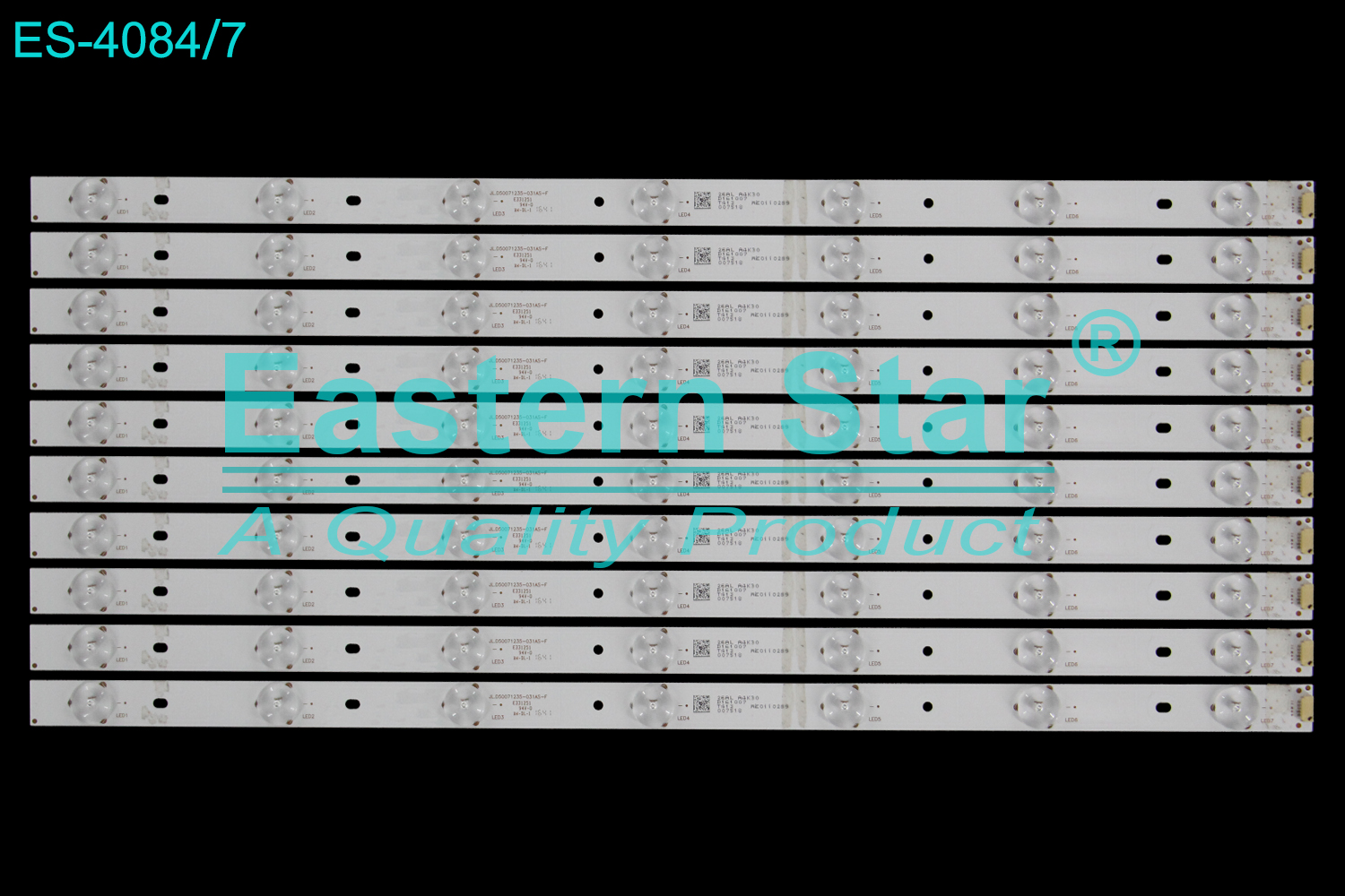 ES-4084 LED TV Backlight use for 50" Manta  led5003 /Rca LED50B45RQ/Atyme 500AM7HD JL.D50071235-031AS-F LED STRIP(10)