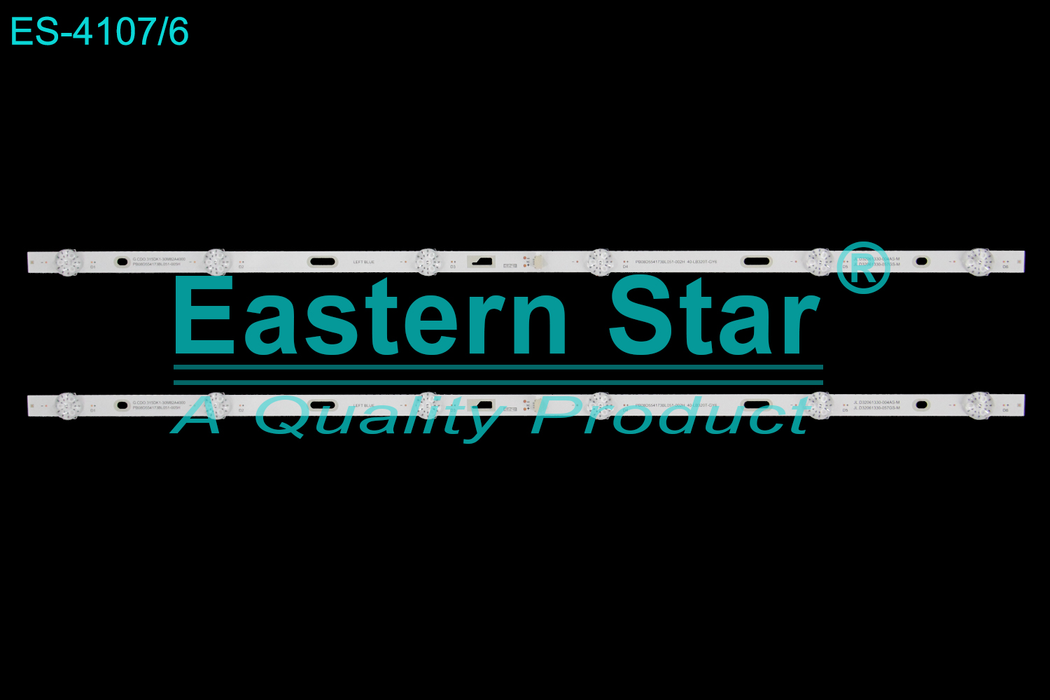 ES-4107 LED TV Backlight use for 32" Sharp L3210 /Onvo JL.D32061330-057GS-M   G.CDO.315DK1-30M82A4000  PB08D554173BL051-005H 40-LB320T-GY6  LED STRIP(2)