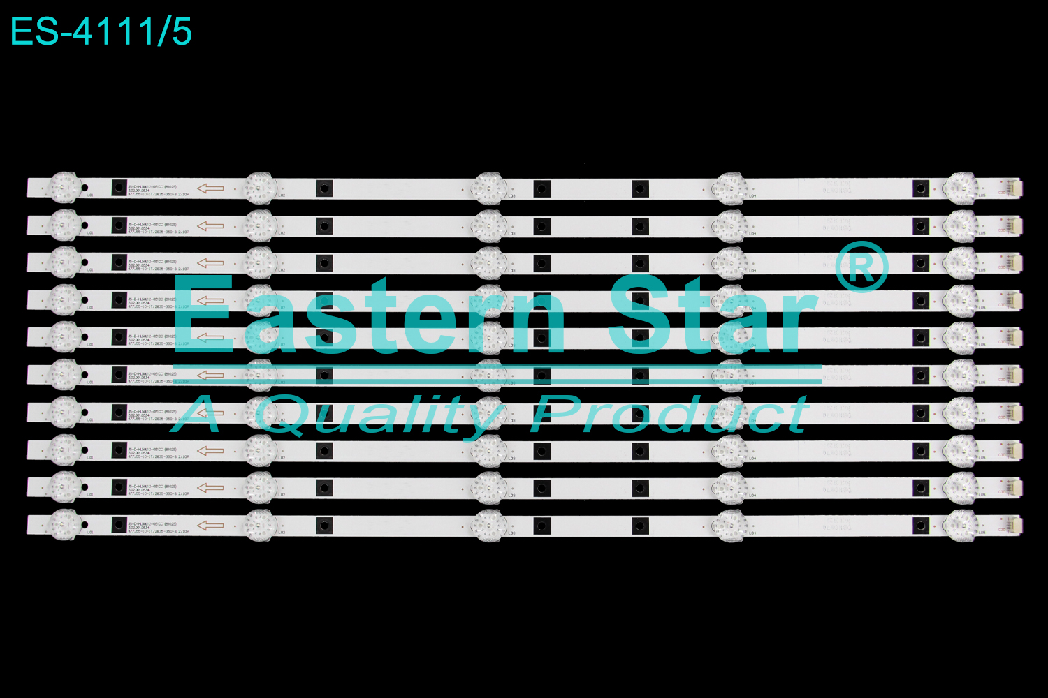 ES-4111 LED TV Backlight use for 50" Changhong  LED50860 JS-D-HL50L12-051CC(81025) 3.02.001.0534   477.55-10-1T/2835-350-3.2/10P   RII43-D500L 12X-XX03XX LED STRIP(10)