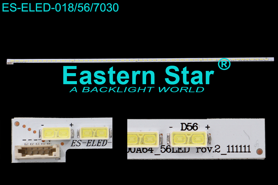 ES-ELED-018 ELED/EDGE TV backlight use for Philips/Toshiba 40'' 56LEDs 2012SGS40 7030L led backlight strips LJ64-03514A/40TL962RB (1)