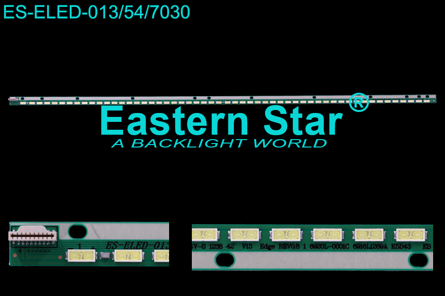 ES-ELED-013 ELED/EDGE TV backlight use for Lg 42'' TV with 52LEDs 42'' V13 EDGE REV0.4 2 6920L-0001C led strips 42LA644V/AT0205A (1)