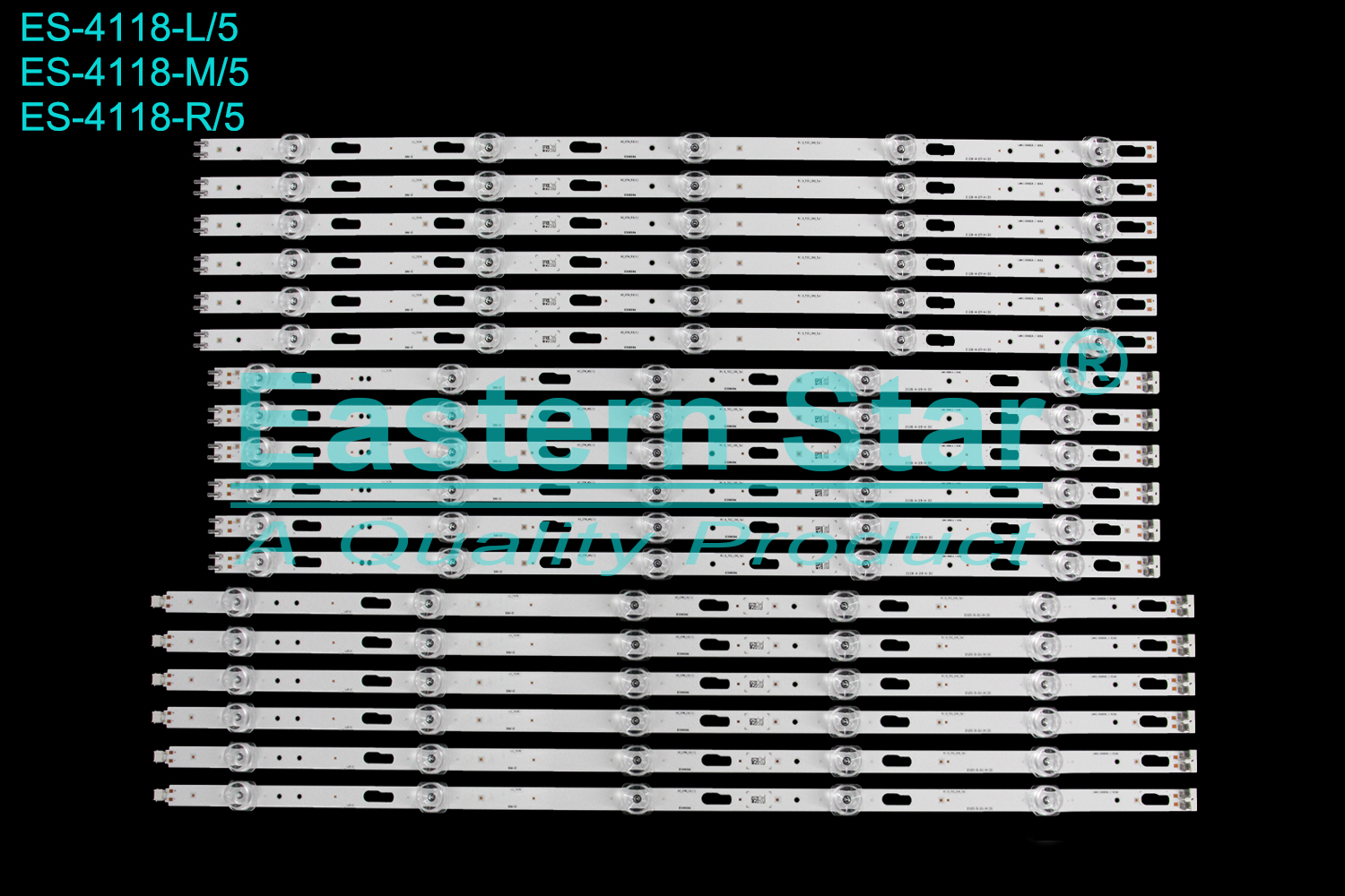 ES-4118 LED TV Backlight use for 82" Samsung UN82TU700DFXZA L1_TU7K R1.0_TCC_100_7pi H2_CFM_L5(1) LM41-00900A/918A H2_CFM_M5(1) LM41-00901A/919A H2_CFM_R5(1) LM41-00902A/920A  LED STRIP(18)