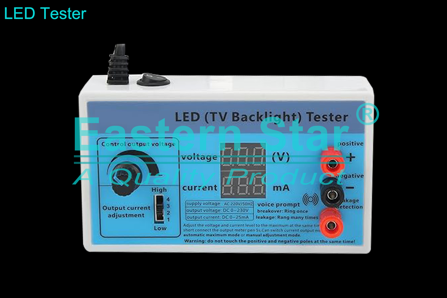 0‑230V Output Intelligent Adjustment Simple Testing for LED Strips LED TV Backlight Inspection LED TESTER