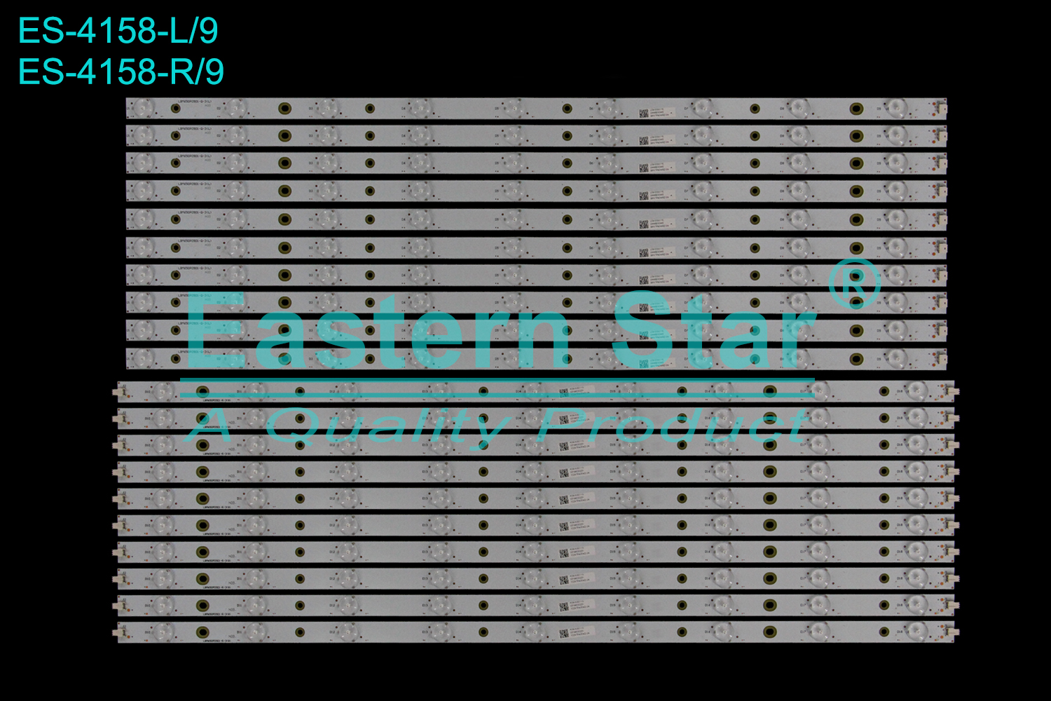 ES-4158 LED TV Backlight use for 65" Haier/Philips 65PFS6659/12 L: LBM650P0901-Q-3(L)  R: LBM650P0901-R-3(R)  LED STRIP(20)