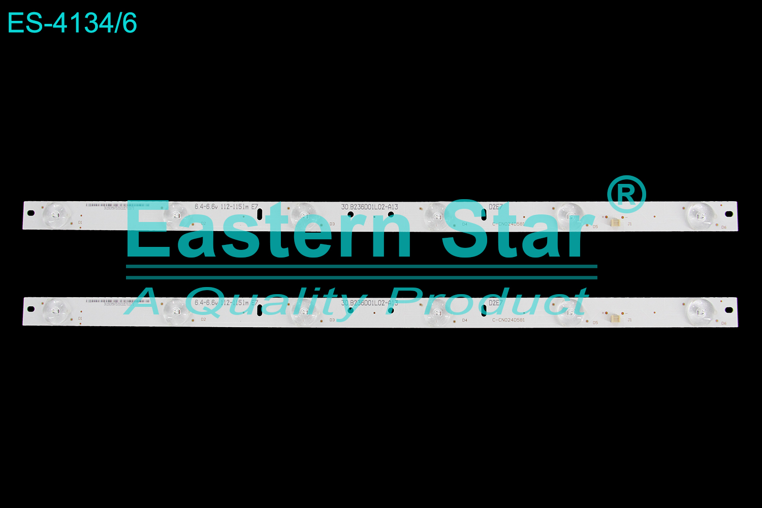 ES-4134 LED TV Backlight use for 24" C-CN024D581 30.B2360D01L02-A13  LED STRIP(2)