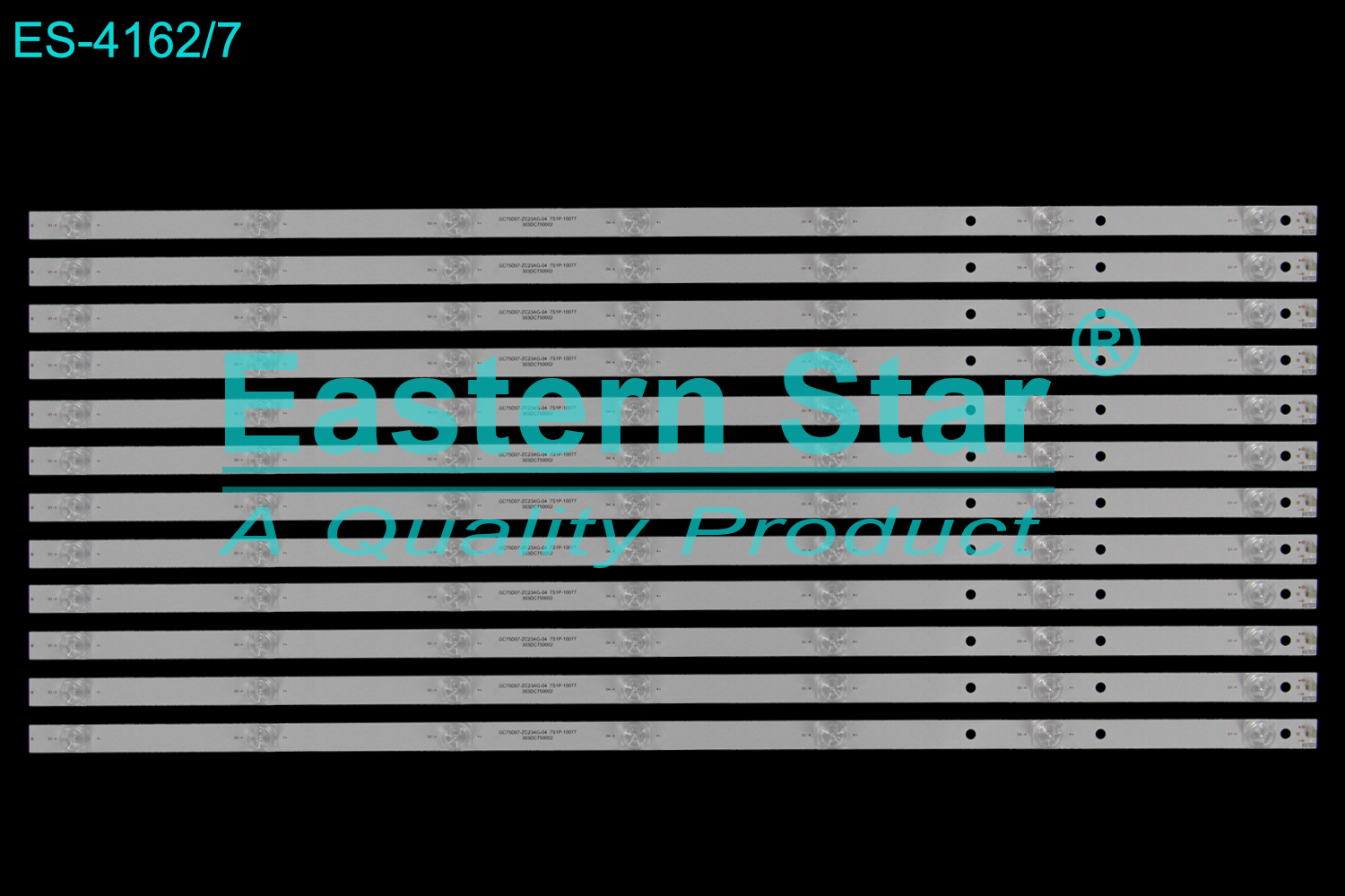 ES-4162 LED TV Backlight use for 75" Xiaomi  L75M5-4S GC75D07-ZC23AG-04 7S1P-10077 303DC750002  LED STRIP(12)