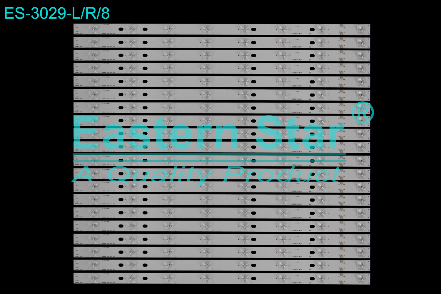 ES-3029 LED TV Backlight use for 55" Panasonic TX-55CXW754,L/R: TB5507U V0_01 CX-55S15E0E-2B523-0-D-577-8666-U LED STRIP(20)