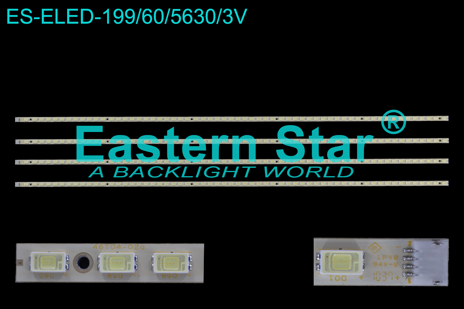 ES-ELED-199 ELED/EDGE TV backlight use for Changhong 46"TT46T04008CCQB1LD0AB0352   46T04-02a (4)