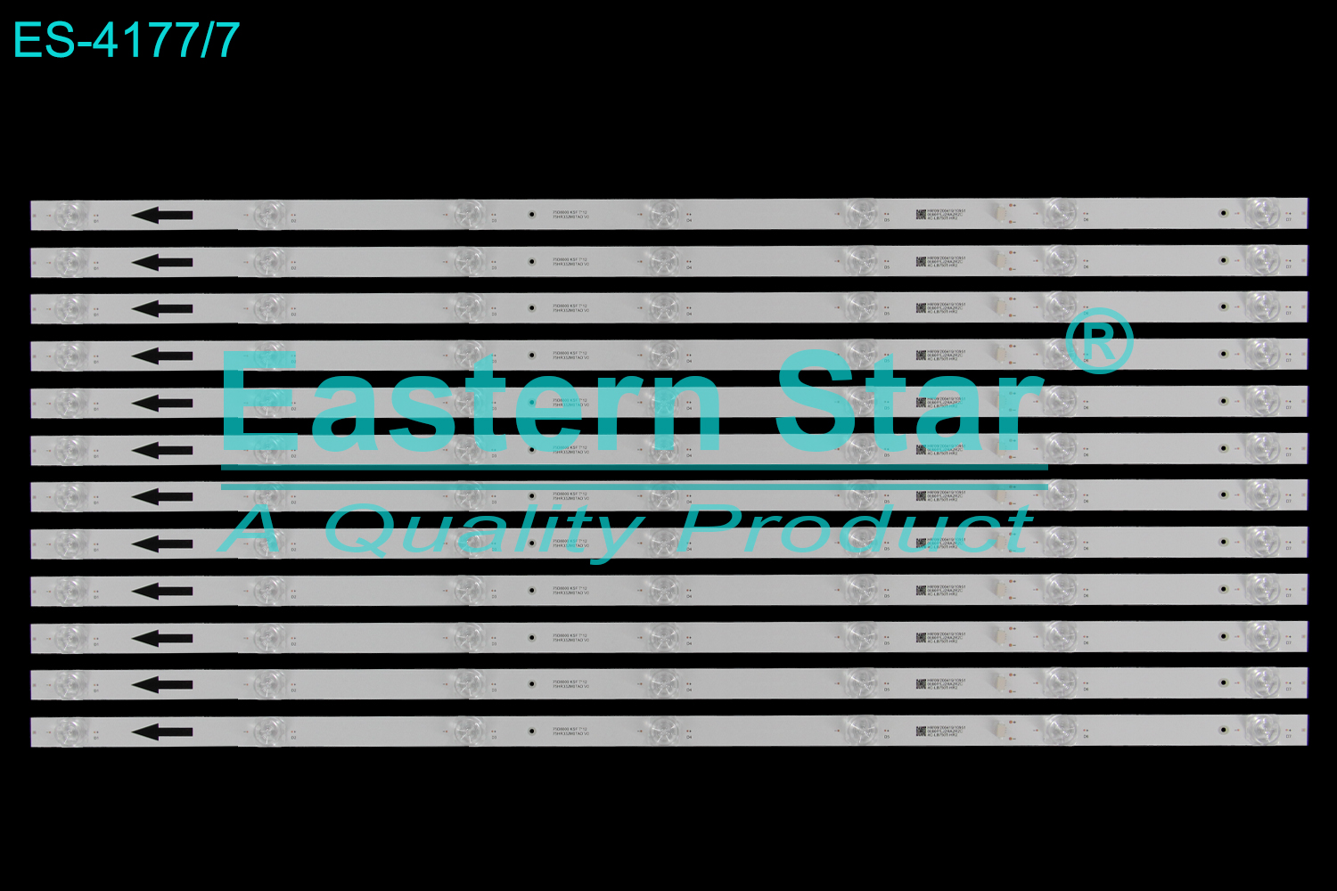 ES-4177 LED TV Backlight use for 75" Xiaomi  L75M6-ES 75D8000 KSF 7*12 75HR332M07A0 V0 LED STRIP(12)