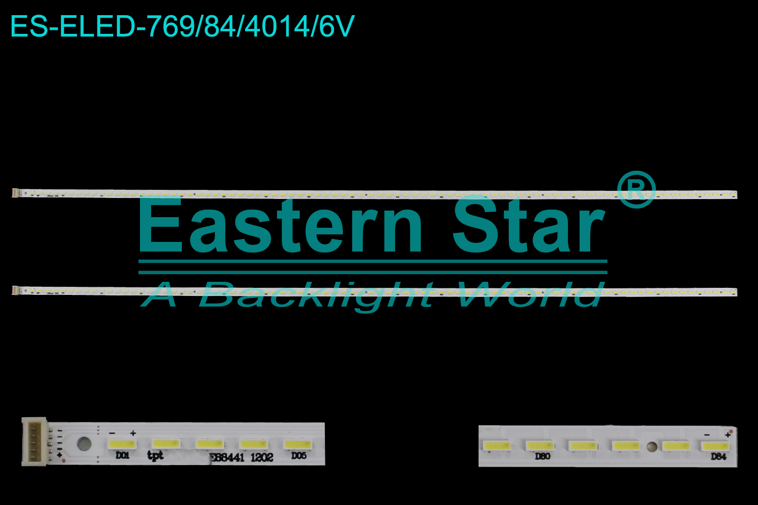 ES-ELED-769 ELED/EDGE TV backlight use for 46'' Changhong LED46860iX 74.46T07.002-3-SX1 LED STRIPS(2)