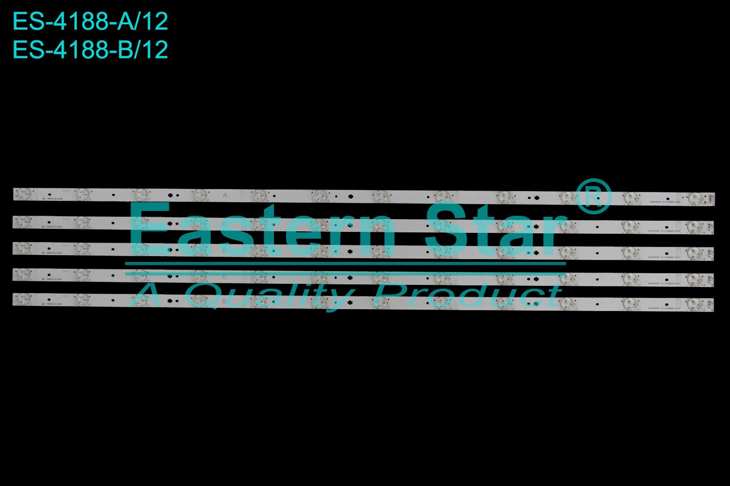 ES-4188 LED TV Backlight use for 42" Nordmende/Sanyo/Westinghouse/Hkc LE102N11FM  A:3BL-T8504102-002B  6050040007 JS-JY23EEED-0010  B:3BL-T8504102-003B 6050040007 JS-JY23EEED-0010 LED STRIP(5)