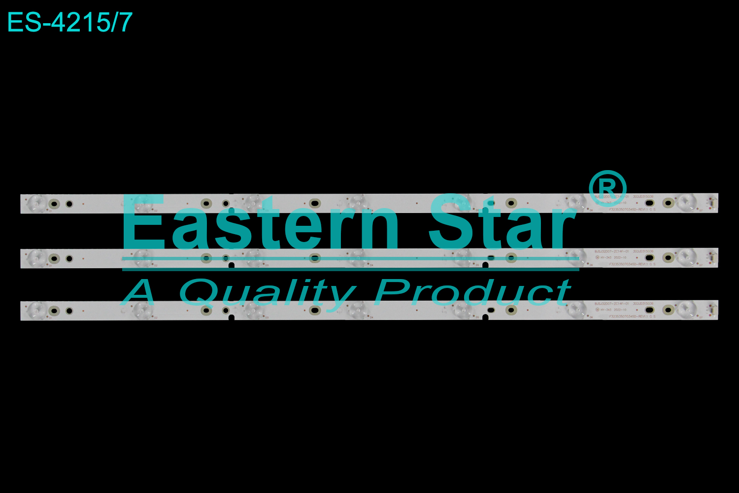 ES-4215 LED TV Backlight use for 32" Haier/Aoc LE32V7 BJSJ32D07-ZC14F-01 303JD315036 F323535070345D-REV1.1 G S LD32U6100  LED STRIP(3)