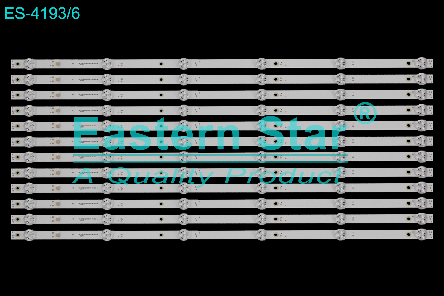 ES-4193 LED TV Backlight use for 60" Rca RNSMU6036/Manta JL.D60061330-031AS-M_V01 D60A114 6X12 AE0110510 HK.001.QA.D6000601-3030AS-M 230710 LED STRIP(12)