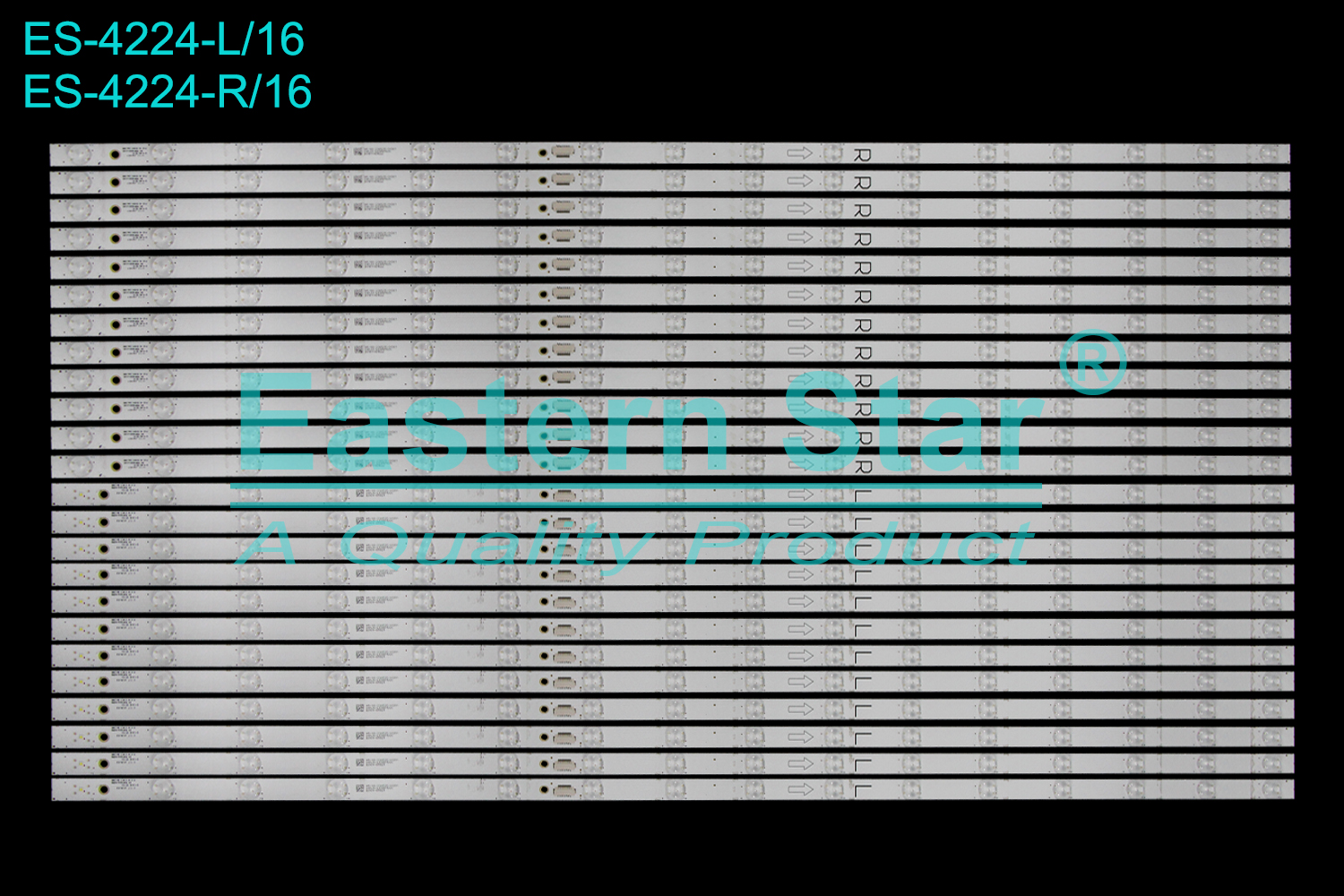 ES-4224 LED TV Backlight use for 98" Tcl 98R754 98HR330M16B6 98HR330M16A6  98C745 16X12 B-C10 98C745 16X12 A-C10  B0101-001022  B0101-001021 LED STRIP(24)