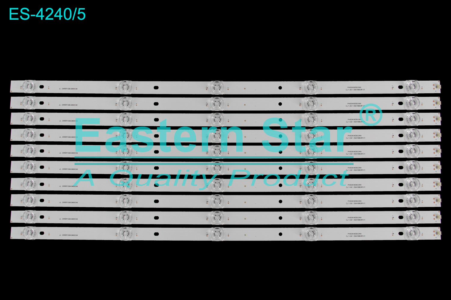 ES-4240 LED TV Backlight use for 55" Philco PH55A16DSGWA JL.D55051330-349AS-M CJ 1.30.1.55A16003R V1 LED STRIP(10)