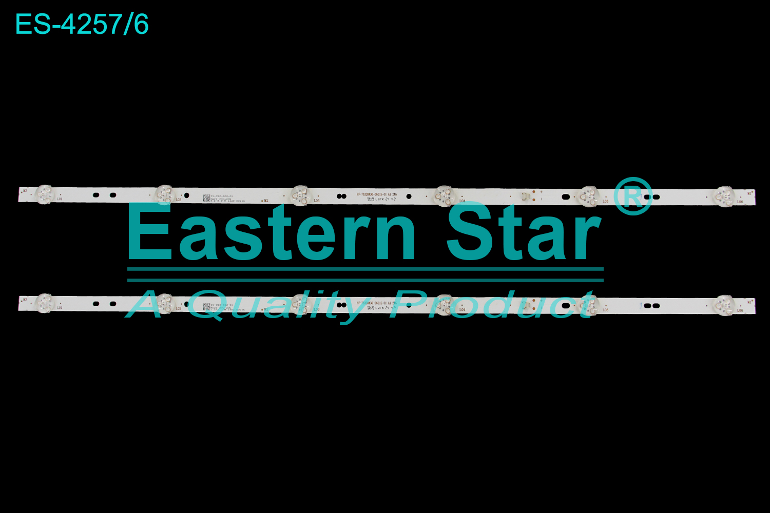 ES-4257 LED TV Backlight use for 32" HF-76320A30-0601S-01 A1 2X6  LED STRIP(2)