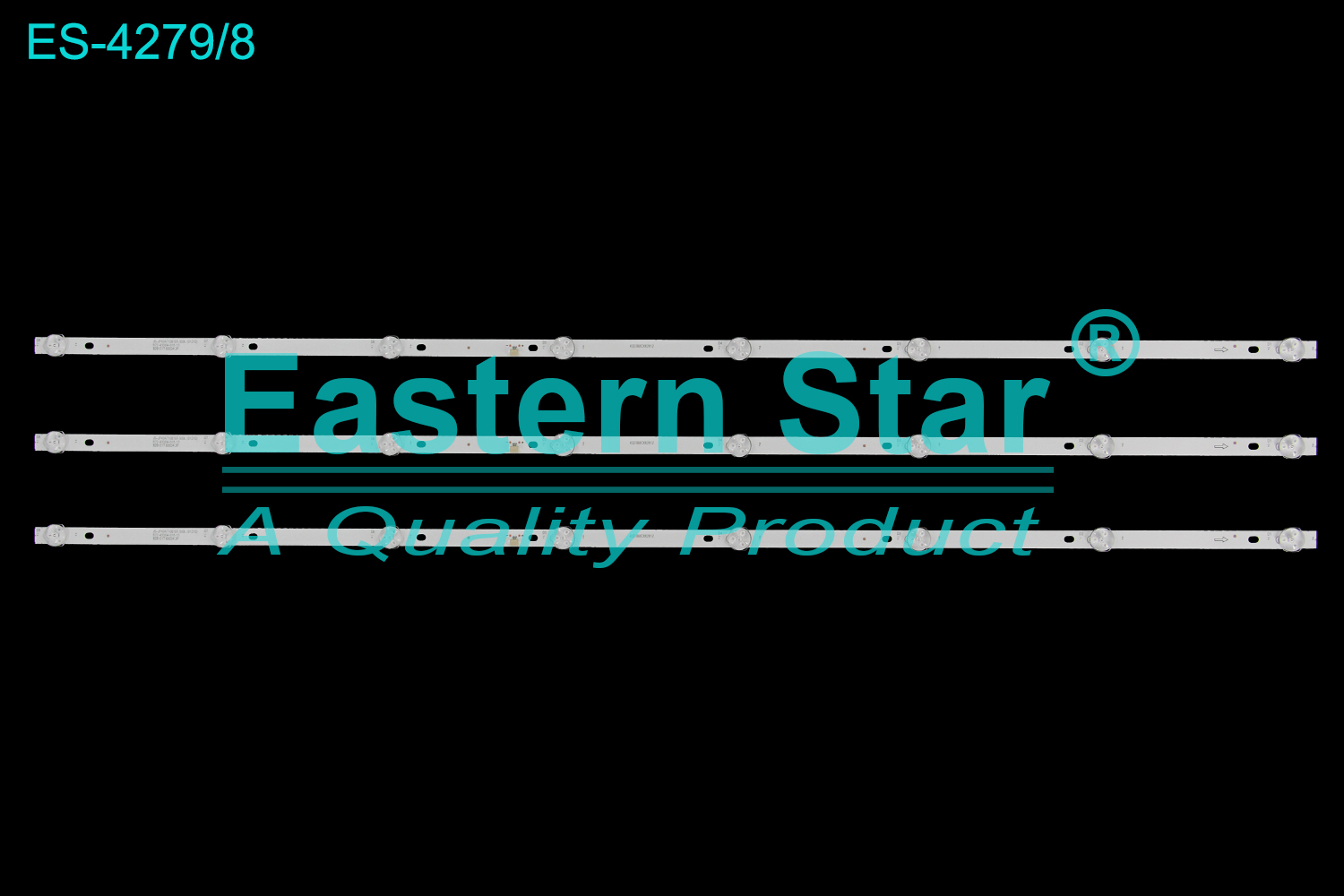 ES-4279 LED TV Backlight use for 43" Systems/ Rowell K43DLJ10US, S43C JS-JP43A71081ER.909L(91210) R72-43D04-018-10 828121T.60034.3P 43D3B8CX82812  LED STRIP(3)