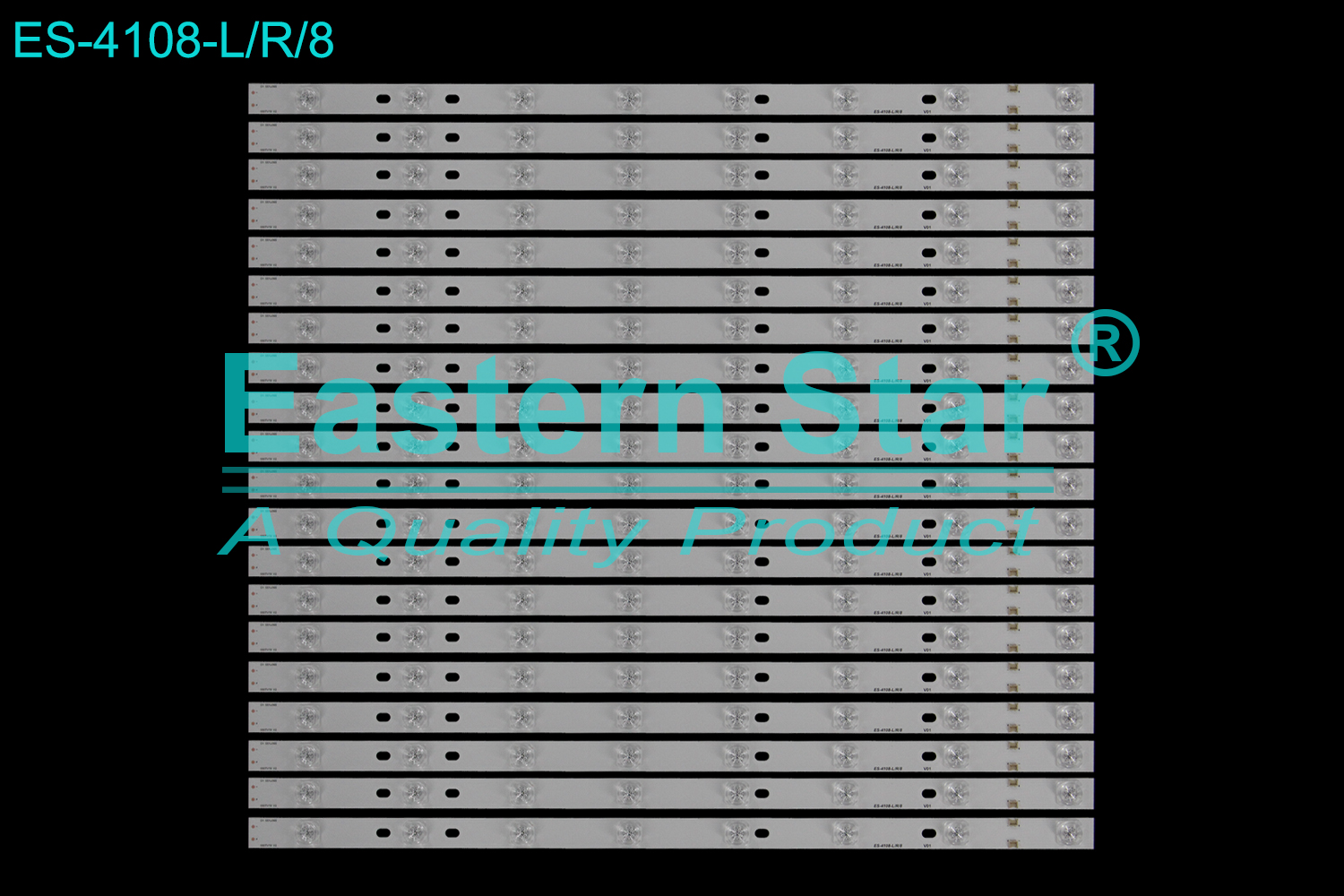 ES-4108 LED TV Backlight use for 55" Panasonic TH-55DX850 CX-55S15E03-3B5Y2-0-0-53P-0249-W, CX-55S15E04-3B5Y2-0-0-53P-0252-W,550TV19 V2, 550TV20 V2 LED STRIP(20)