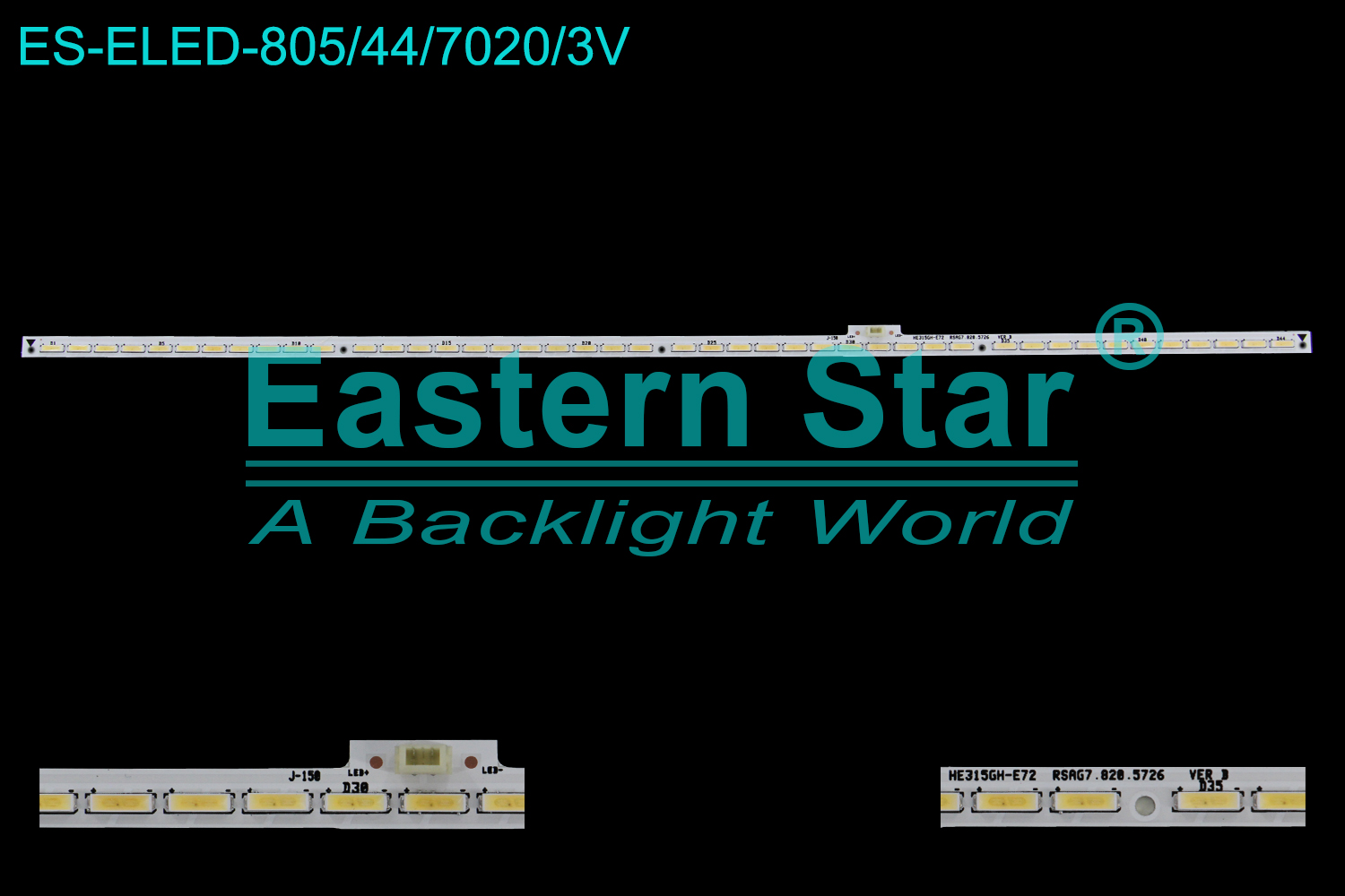 ES-ELED-805 ELED/EDGE TV backlight use for 32'' Hisense  LED32K370 LED32EC510N HE315GH-E72 RSAG7.820.5726 VER B LED STRIPS(1)