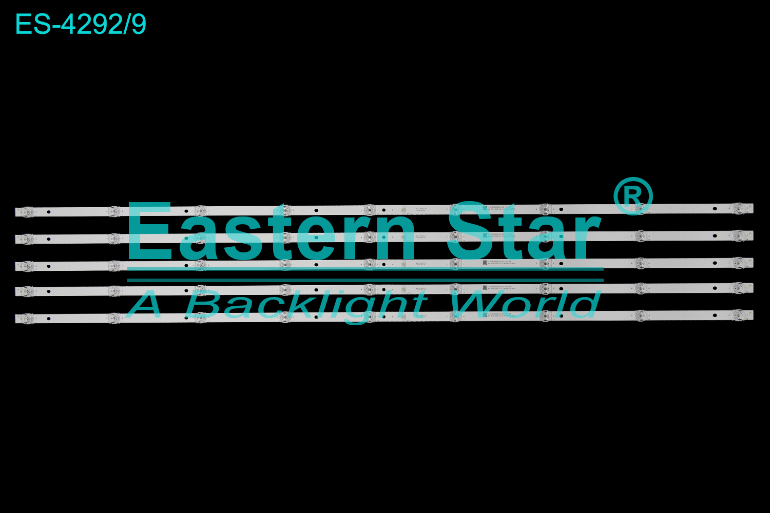 ES-4292 LED TV Backlight use for 55" TD Systems / Akai K55DLG12US  / AKTV5542MSMARTUHD , K55DLG12US  MS-L3630-V2 LED STRIP(5)