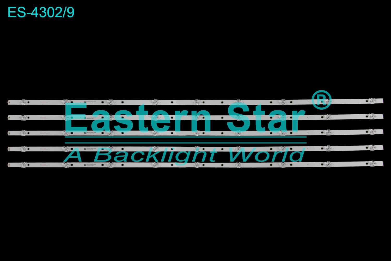 ES-4302 LED TV Backlight use for 55" Schneider Hisense SC-LED55C200PL2 /Highone HI5506UHD-MM  JL.D55091330-315CS-M_V01 18AF530 GAE D22024 002538 T308 BD00-155212-001G LED STRIP(5)