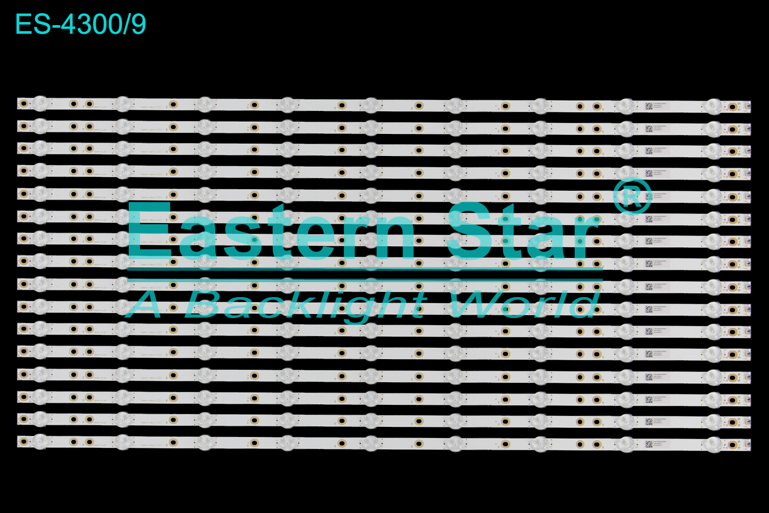 ES-4300 LED TV Backlight use for 65" Philips  65PUS8204/12 LB6507P V0_00 LED STRIP(16)