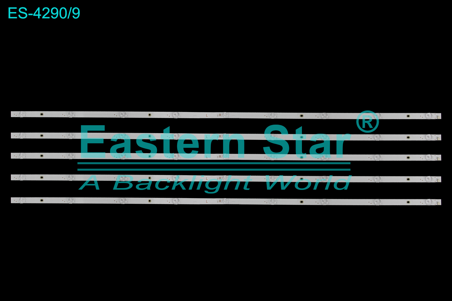 ES-4290 LED TV Backlight use for 55" Philco Ptv55f61 Ptv55f61snc 55e6000b LB-C550U16-E60-H-G01-XRD5, ZG55E6000303009056C1REV1.1 LED STRIP(5)