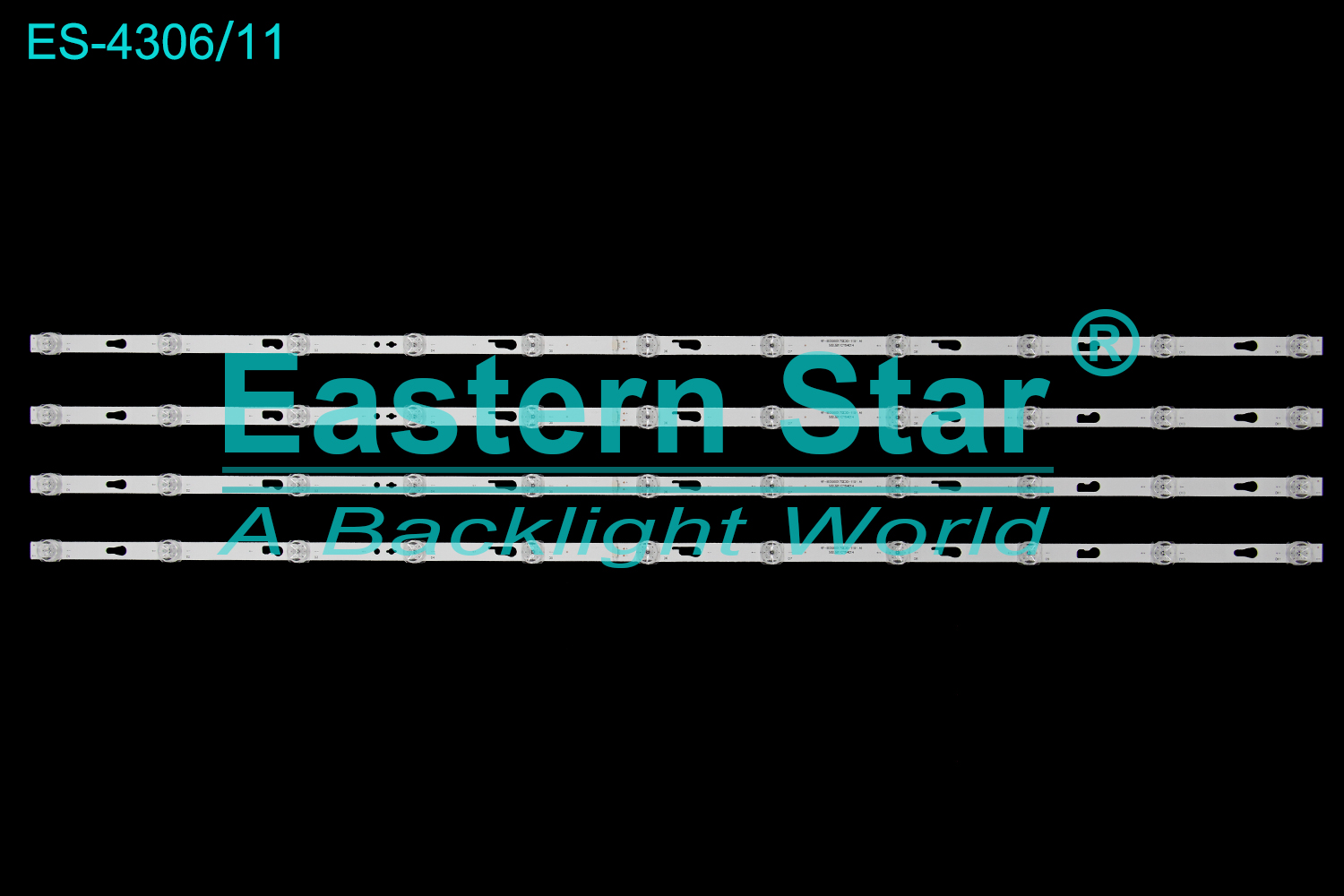 ES-4306 LED TV Backlight use for 50" Xiaomi / Tcl  RF-BS500017SE30-1101 A1 50D3B11CY94014 LED STRIP(4)