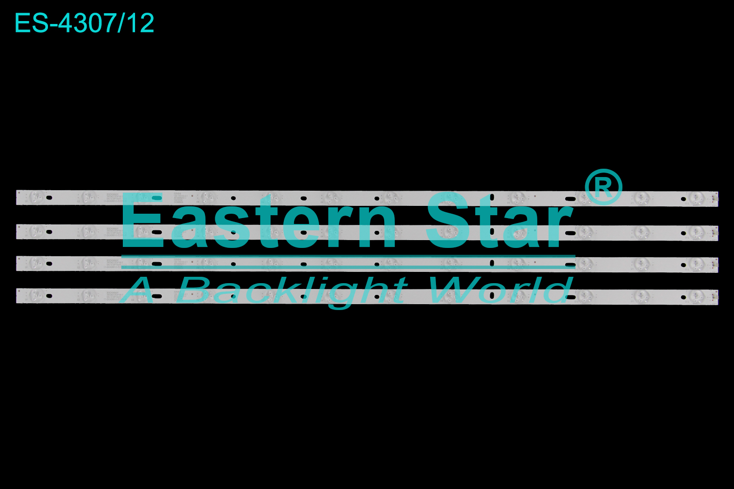 ES-4307 LED TV Backlight use for 39" ZDCX39D12-ZC21FG-01 303CX390037 39D3AS12CX75817 LED STRIP(4)