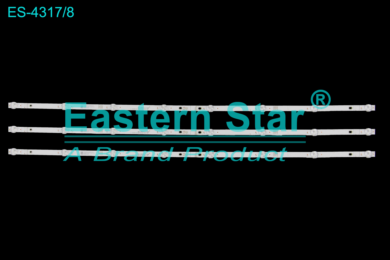ES-4317 LED TV Backlight use for 43" Tcl  L43E9690 JL.D43081330-006FS-M_V02 43TA 3*8  TV LED BAR(3)