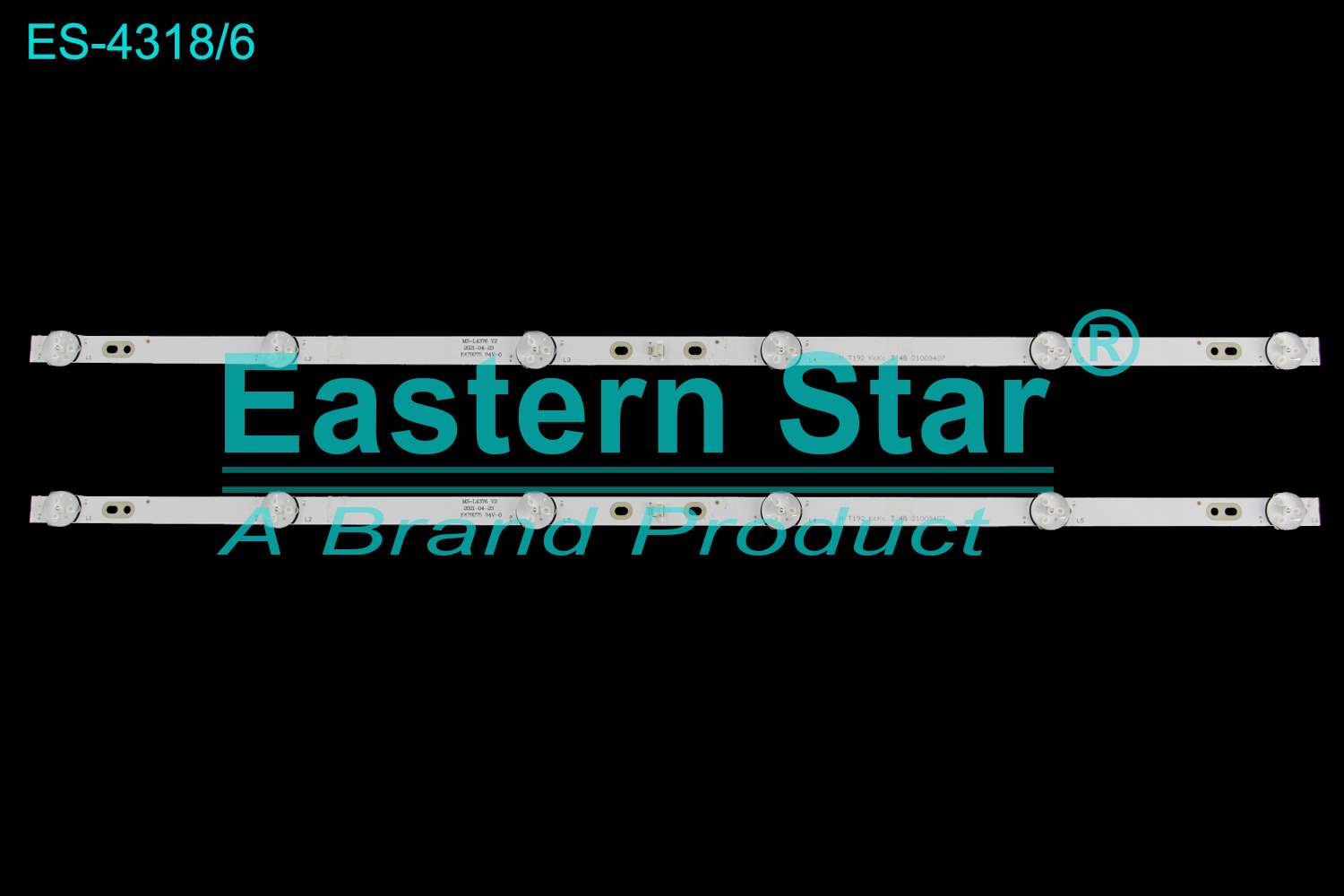 ES-4318 LED TV Backlight use for 43" Konka 32DSA680B KDG32ML680ATS  MS-L4376 MT192 KcKc 3 4G 21008407 TV LED BAR(2)