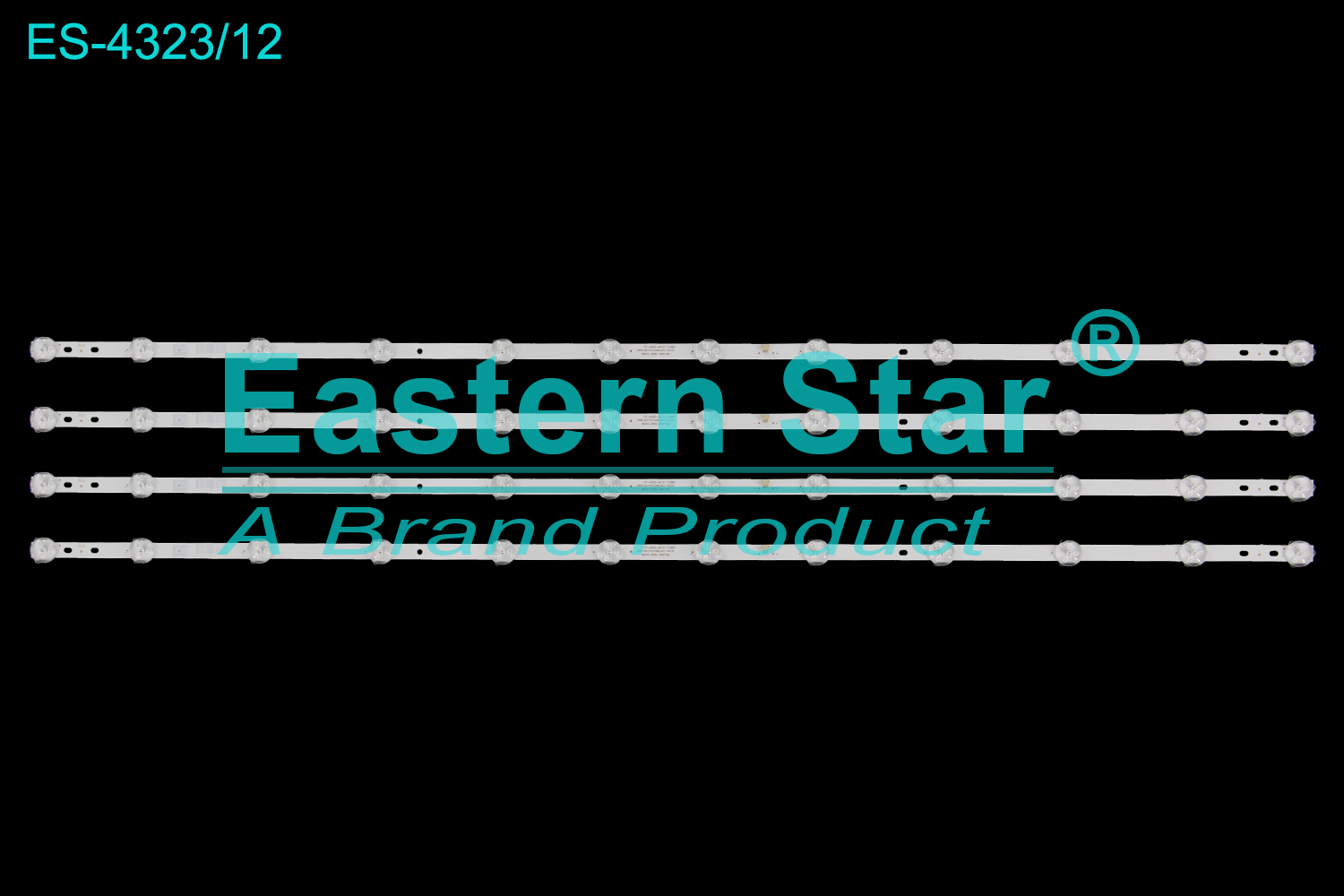 ES-4323 LED TV Backlight use for 43" Onvo OV43250  CY-430D-4X12 112881, NPB12D770103BL041-007H, 8D42-DNDL-K8412A TV LED BAR(4)