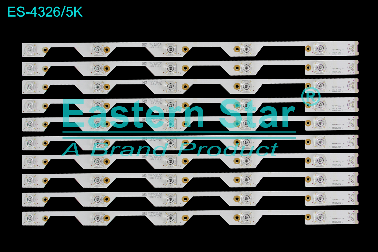 ES-4326 LED TV Backlight use for 55" Tcl 55HR330M05A5  4C-LB5505-HR01J, 55HR330M05A5 V1, 55P1-CF 5*10  TV LED BAR(10)
